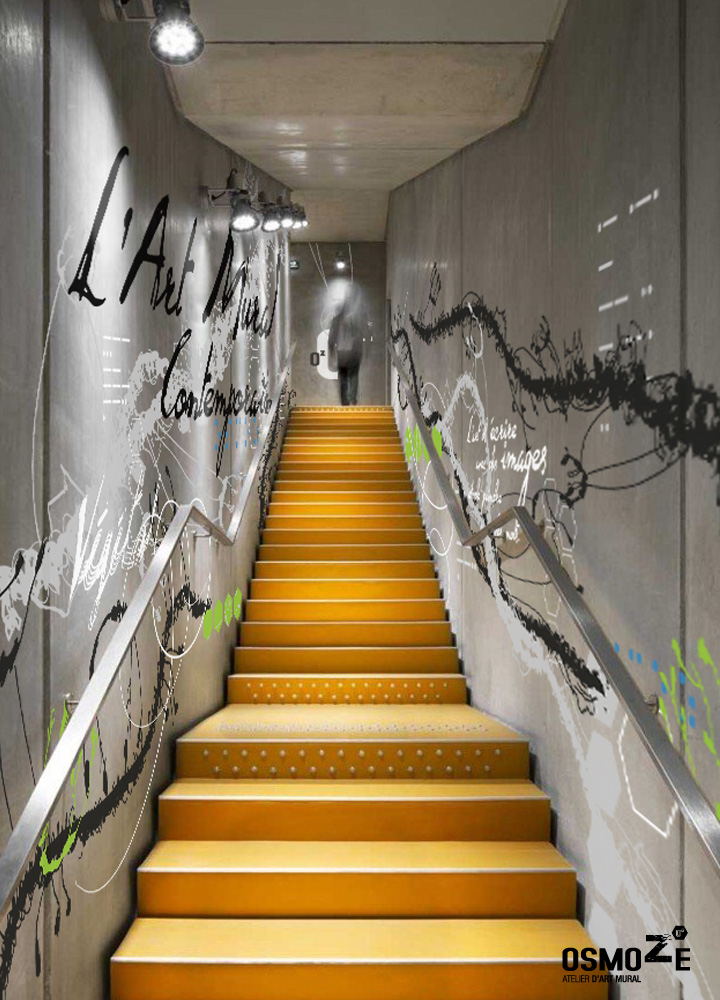 Design Mural > Art Osmoze > Cage escalier > Exposition