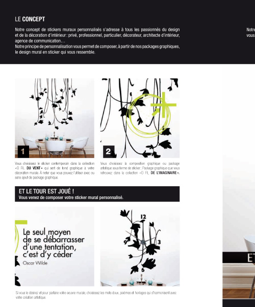 Sticker mural nature - ENTRE MER ET LAC - Atelier d'Art Osmoze - Design &  décoration murale