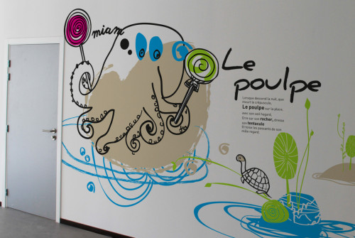 Art Mural > Décoration > Signalétique > Institut pour enfant handicapé