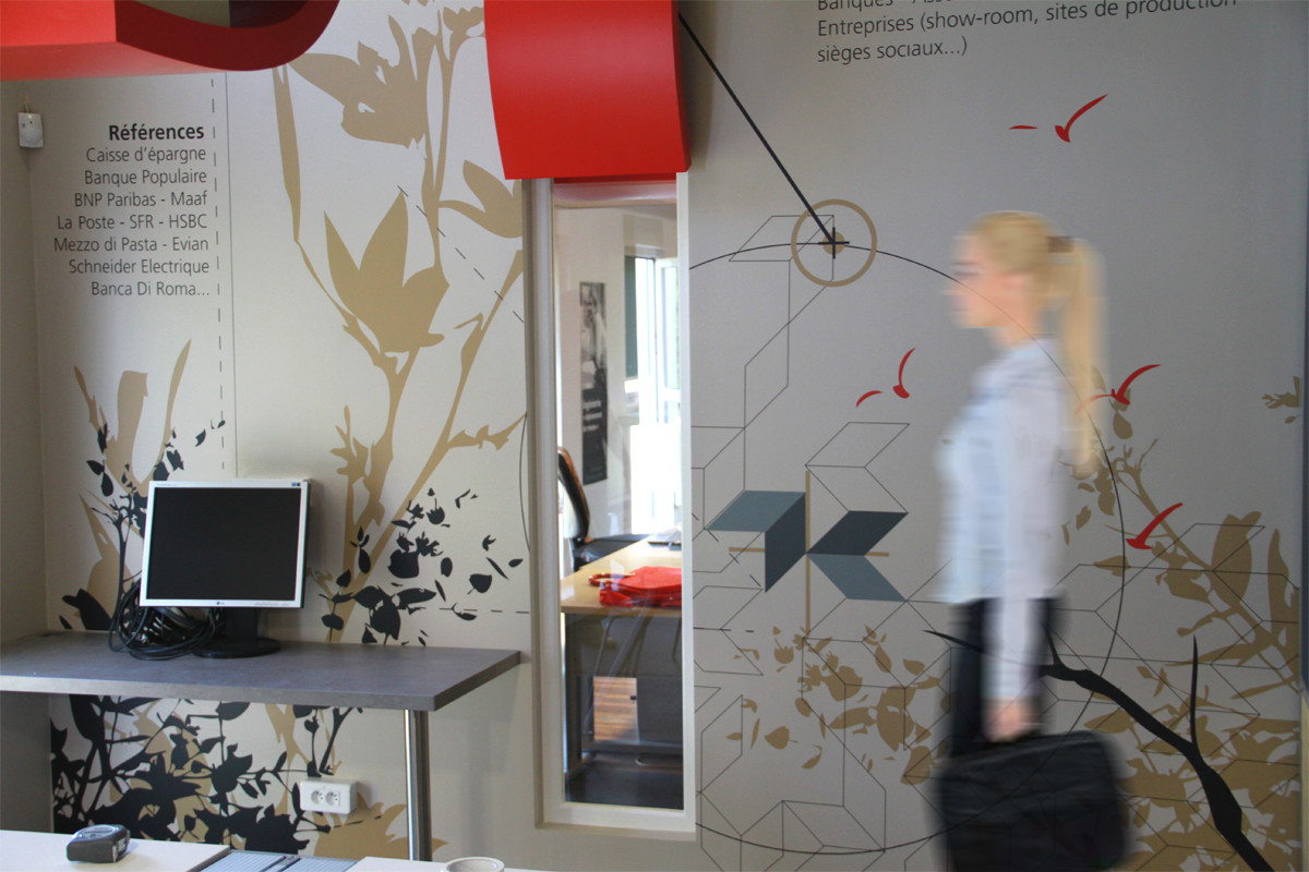 decoration agence architecture signaletique contemporaine