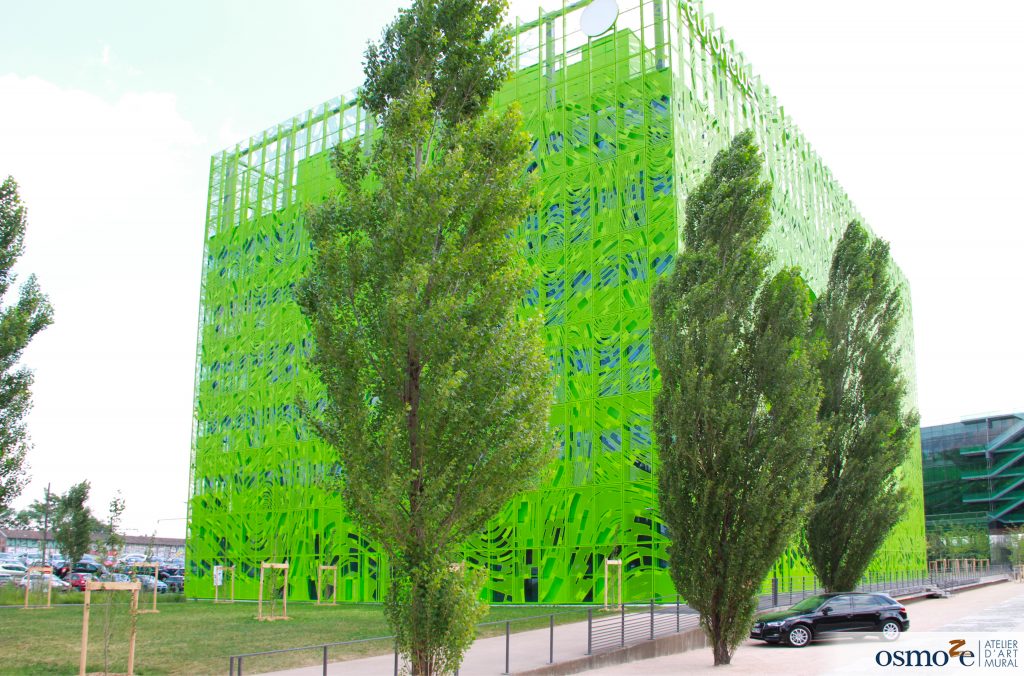 Découvrez l'oeuvre murale d'Osmoze pour le siège mondial d'Euronews à Lyon (69) 15 IMG 9493
