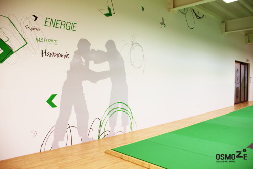 4-halle-des-sports-design-mural-dojo Mur > Monumental > Vinyle > Géant