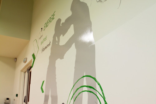 5-halle-des-sports-design-mural-dojo Mur > Monumental > Vinyle > Géant