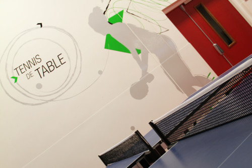 5-halle-des-sports-design-mural-pingpong Mur > Monumental > Vinyle > Géant