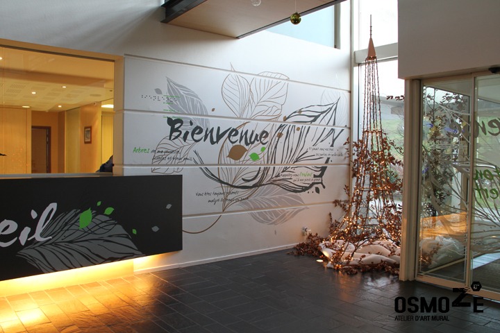 Décoration murale florale : Notre projet à l’Ehpad de l’Abbaye de Pairis