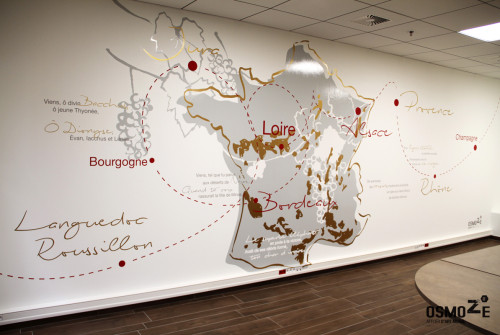 Décoration Murale > Salle Dégustation de vin > Centre commercial Leclerc > Sarrebourg