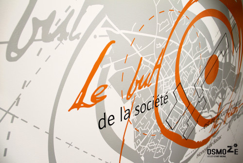 Décoration > Oeuvre murale et fresque contemporaine > Hall Entreprise Logéal