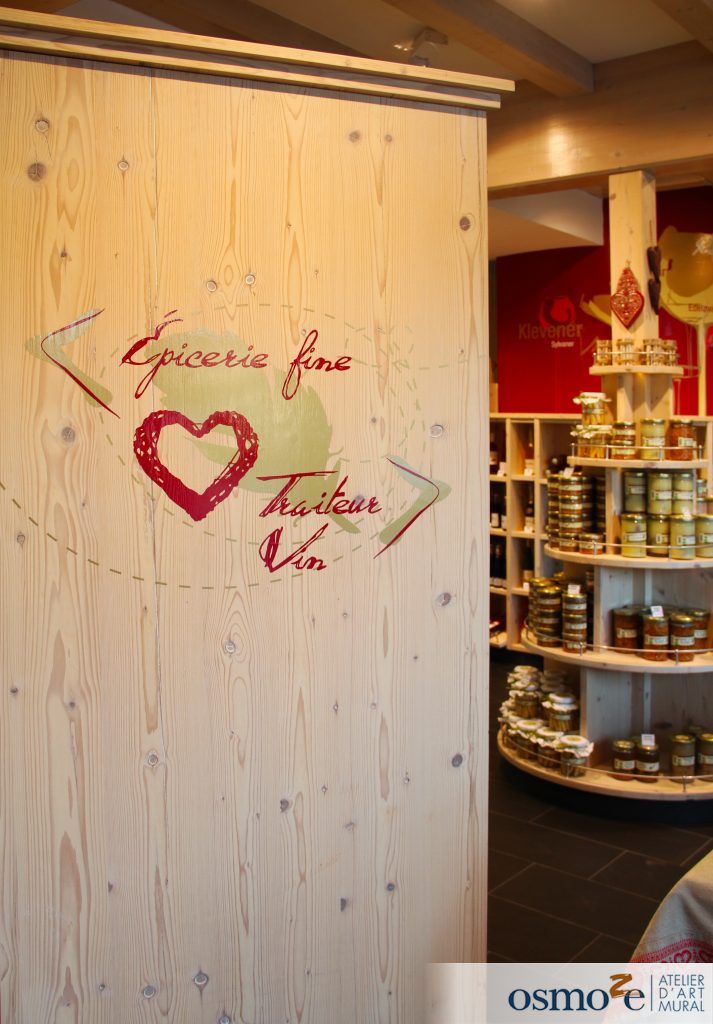 D'immenses fresques pour La ferme de La Plume d'Or de Dachstein (Alsace - 67) 14 Signalétique directionnelle