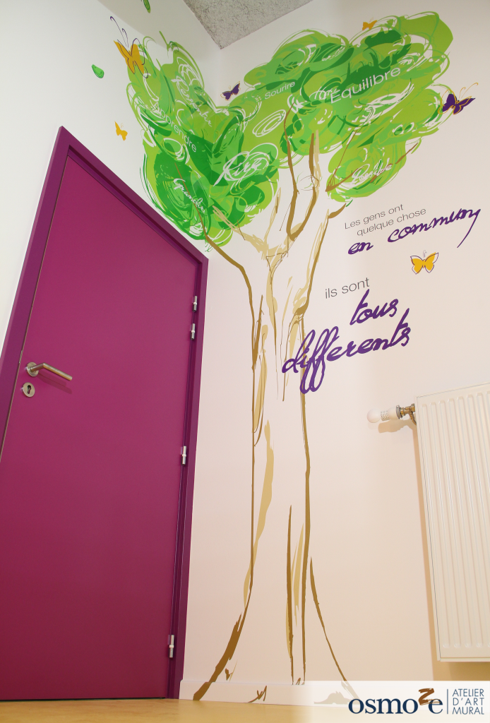 Une association d'aide aux personnes en situation de handicap sublimée par notre art mural à Mulhouse 16 fresque