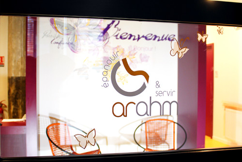 Décoration Murale & Signalétique > Vitrophanie > Association Handicap ARAHM Mulhouse decoration murale signaletique aapei
