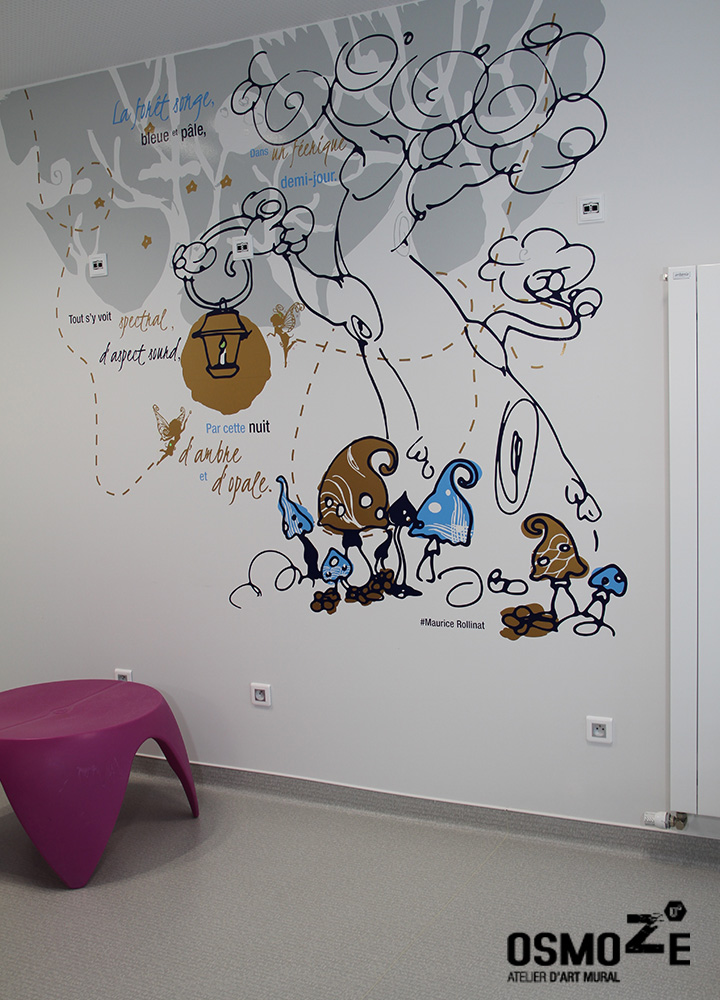 Décoration Murale > Hôpital Nord Franche Comté > Service Enfant Néonatalité