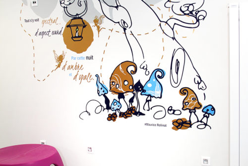 Décoration Murale > Hôpital Nord Franche Comté > Service Enfant Néonatalité Decoration Murale neonatalite Chu