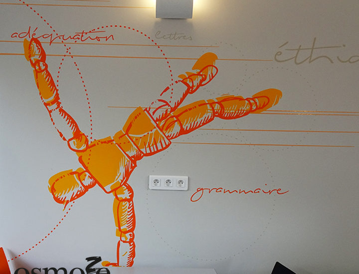 Décoration murale et signalétique artistique > Décoration et signalétique murale design>Restaurant Crous Nice>Lash>Cafétéria Décoration murale et signalétique artistique > Décoration et signalétique murale design>Restaurant Crous Nice>Lash>Cafétéria