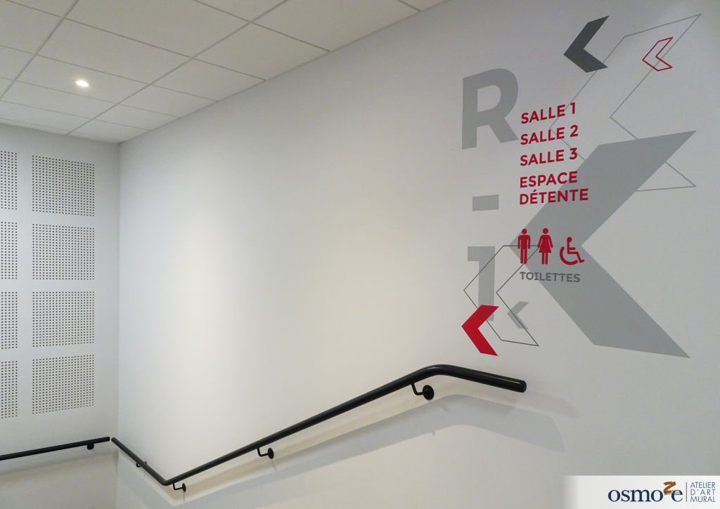 Signalétique des escaliers 