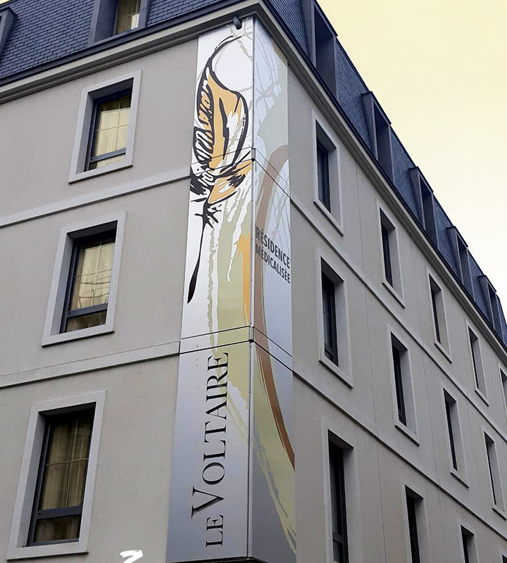 Décoration Murale EHPAD Le Voltaire à Puteaux