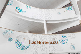 Décoration murale insolite > EHPAD Les hortensias