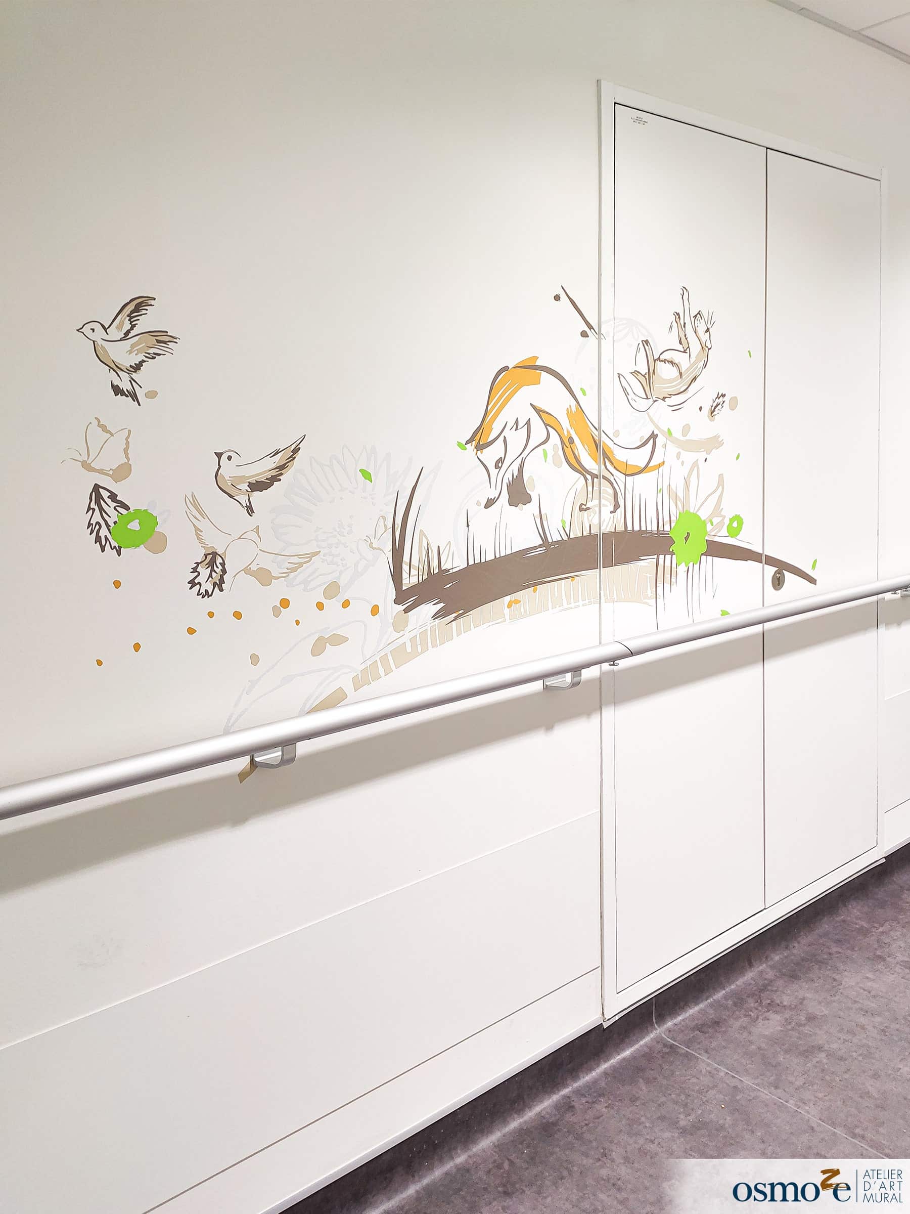 Décoration murale hôpital enfants > MGEN