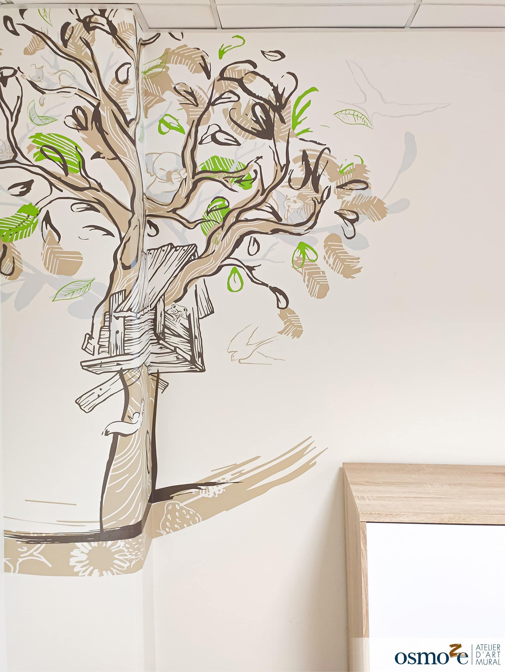 Design mural hôpital > MGEN