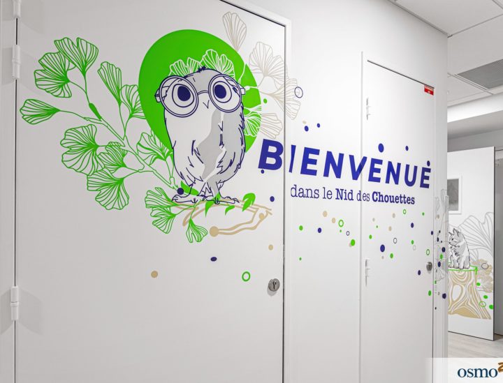 Décoration murale clinique enfants > CHU Dijon