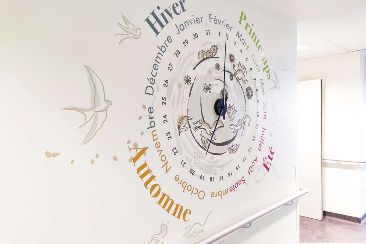 Horloge design hôpital enfants > MGEN