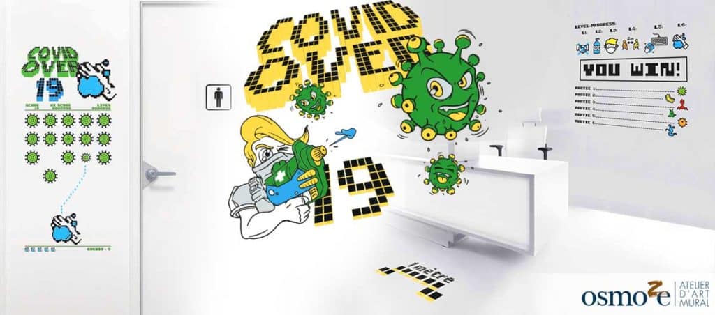 image en avant covid logo
