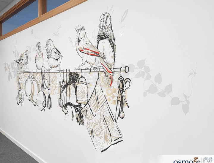 RESEAU ODE OSMOZE DECORATION MURALE 1