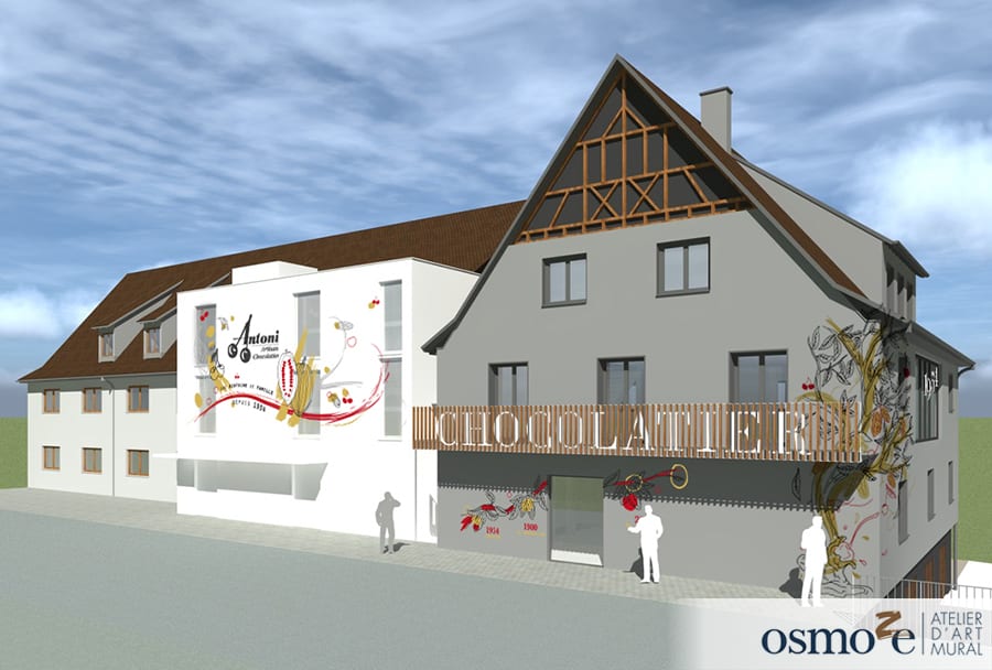 3D Facade Antoni Chocolaterie 26 06