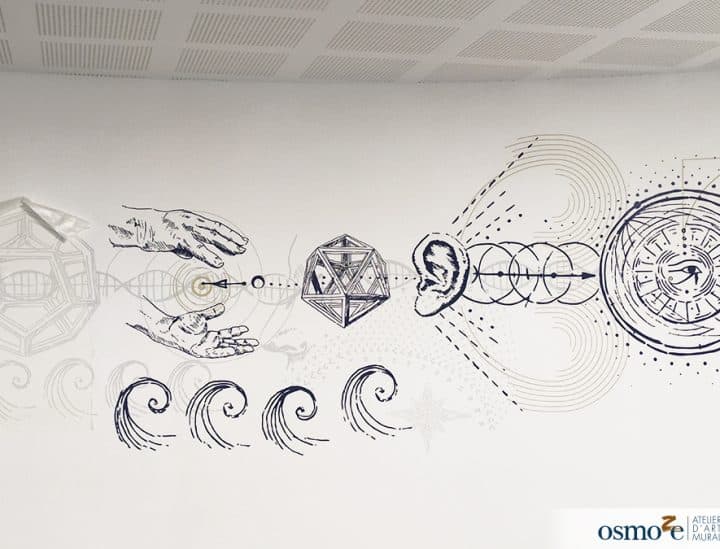 Décoration murale - Centre de thérapie Atlantis - by Osmoze