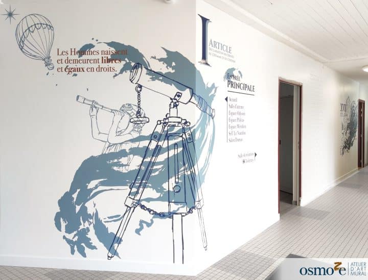 Décorations murales et signalétiques by Osmoze - APEI
