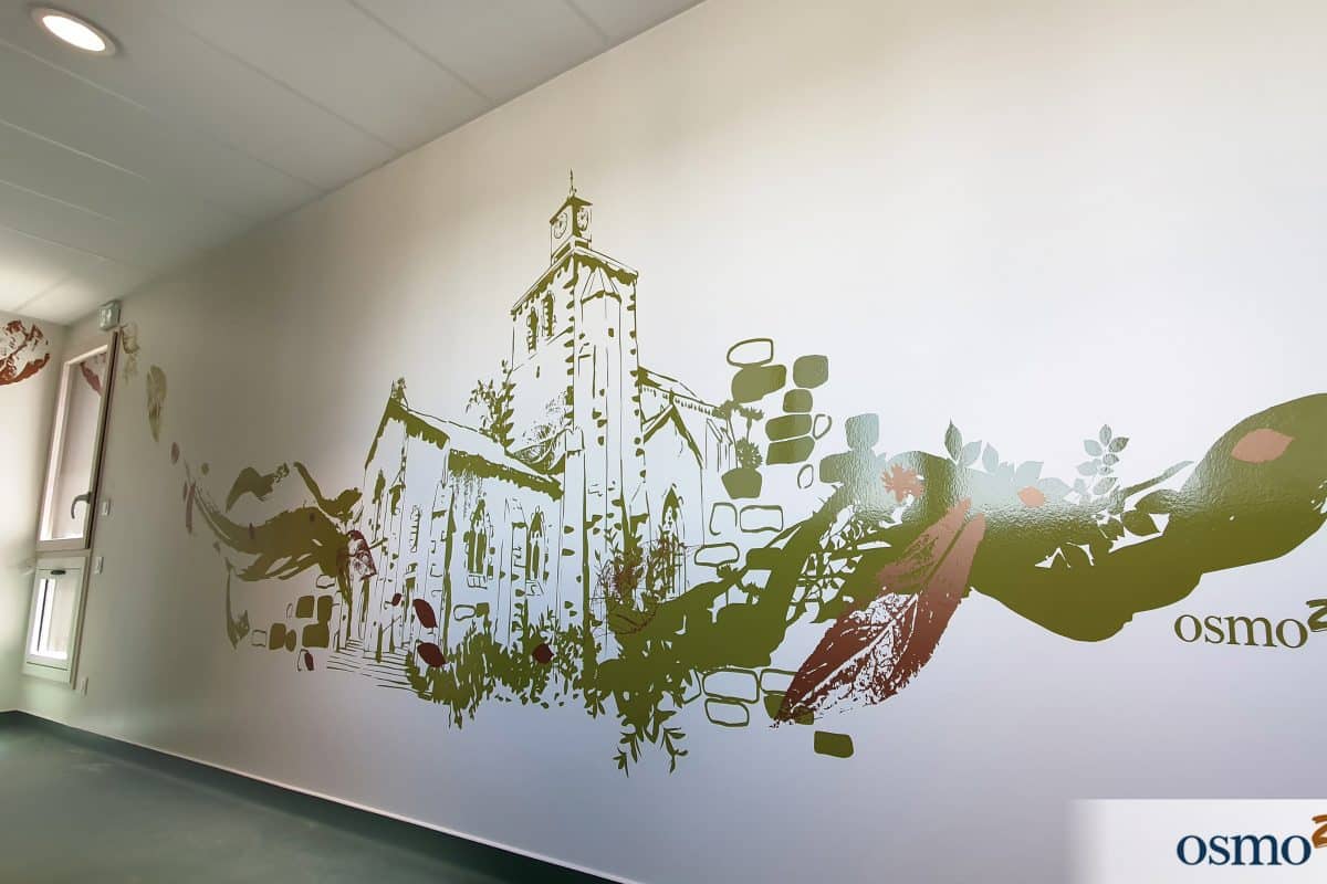   La décoration murale, une fenêtre ouverte sur le patrimoine local – Maison d’accueil – LA SÉGUINIÈRE (49)  