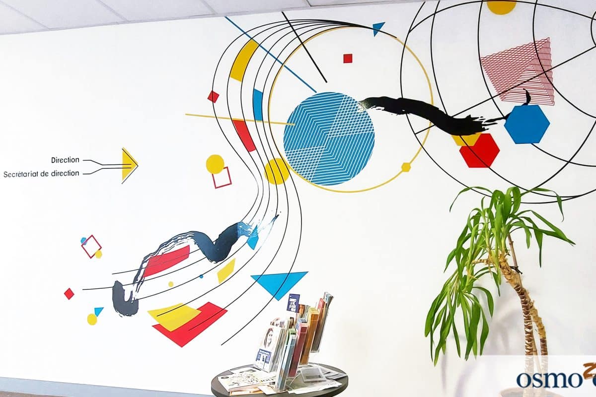    Le design mural joue avec les formes et les couleurs – ETAPES – DÔLE (39)  