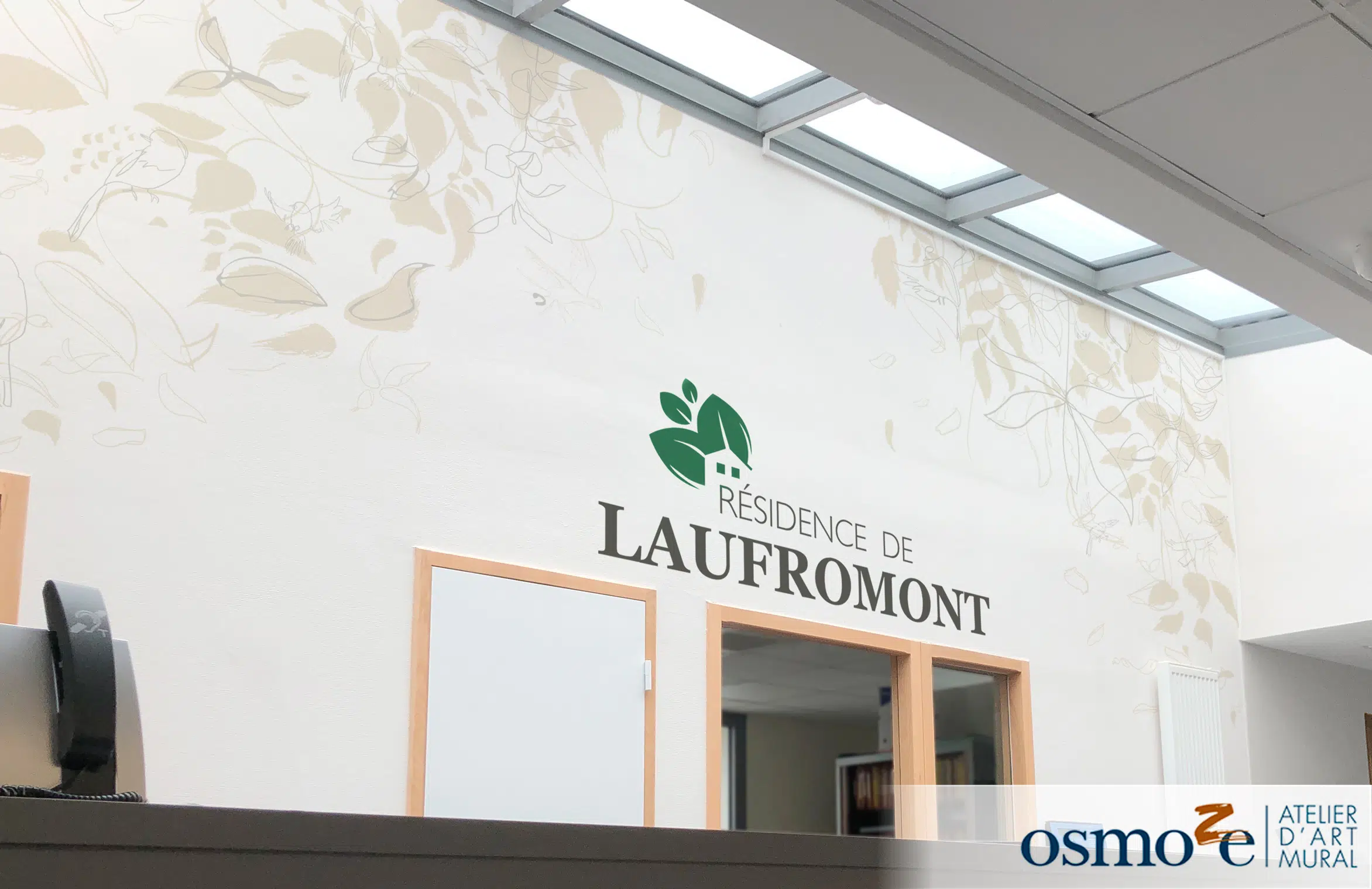 Fresque résidence laufromont osmoze