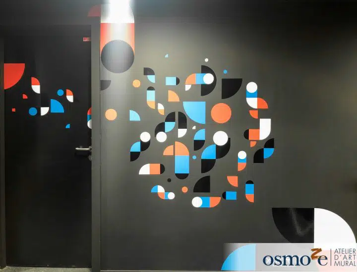 design mural pour salle de spectacle