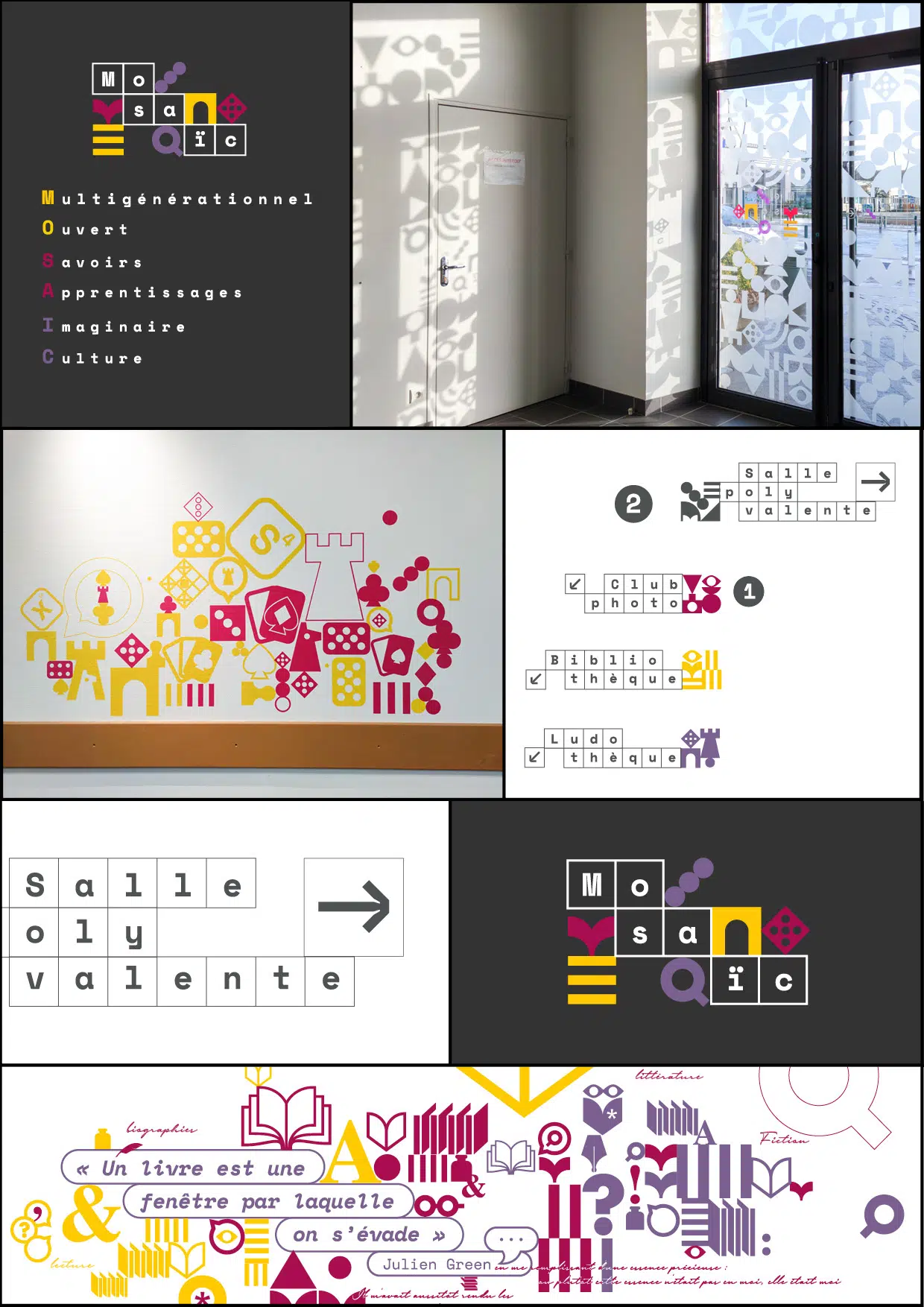 charte signalétique bibliothèque poiçonnet