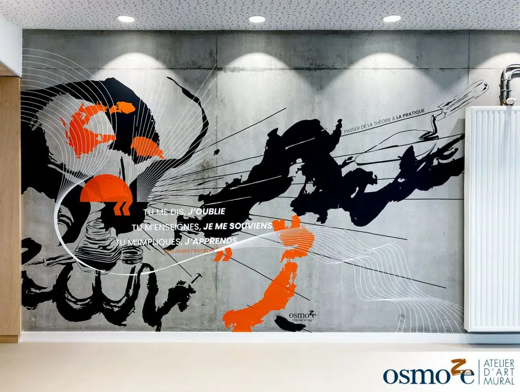 FRESQUES DÉCORATIVES ET SIGNALÉTIQUES À CIPECMA, LA ROCHELLE (17) 16 fresques décoratives