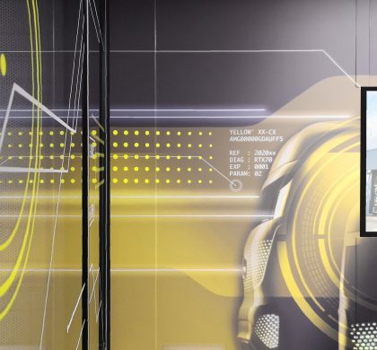 DESIGN, FRESQUE & SIGNALÉTIQUE POUR MERCEDES-BENZ, STRASBOURG (67)