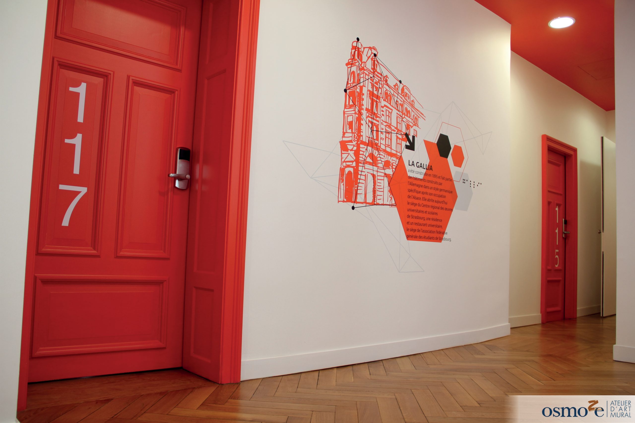 Crous Gallia à Strasbourg (67) : Découvrez la nouvelle signalétique et décoration intérieure