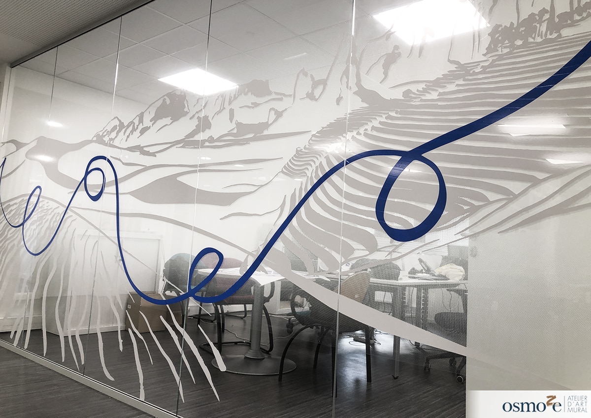 Décorations murales géographiques pour la Maison Universitaire Internationale à Strasbourg