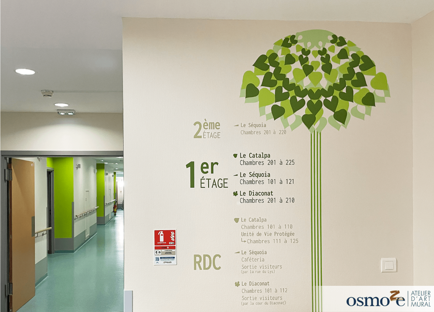 Les fresques murales d&rsquo;Osmoze embellissent l&rsquo;EHPAD de Ribeauvillé (67)