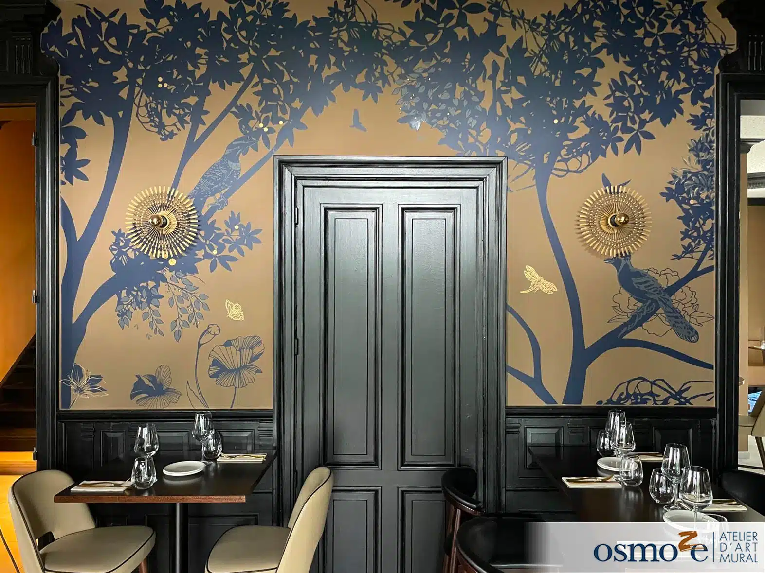 Art mural et gastronomie pour le restaurant Anecdote à Liège en Belgique