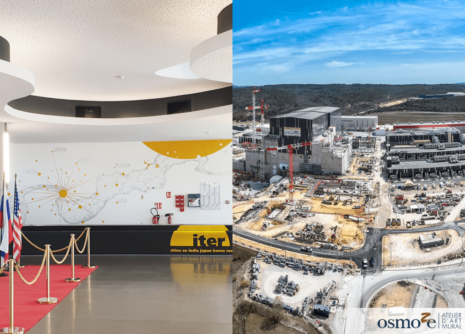 DÉCORATION, SCENOGRAPHIE ET SIGNALETIQUE / COMLEXE D’INNOVATIONS et DE RECHERCHES NUCLEAIRES INDUSTRIELLE (ITER – SAINT PAUL LES DURANCE 13)