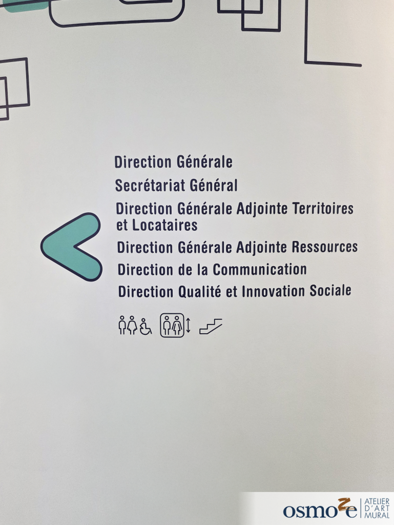 Le siège d’Est Ensemble Habitat France (Montreuil - 93) fait appel à Osmoze pour créer la totalité de la décoration et signalétique de son nouveau bâtiment 23 3339