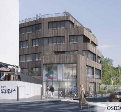 Le siège d’Est Ensemble Habitat France (Montreuil – 93) fait appel à Osmoze pour créer la totalité de la décoration et signalétique de son nouveau bâtiment