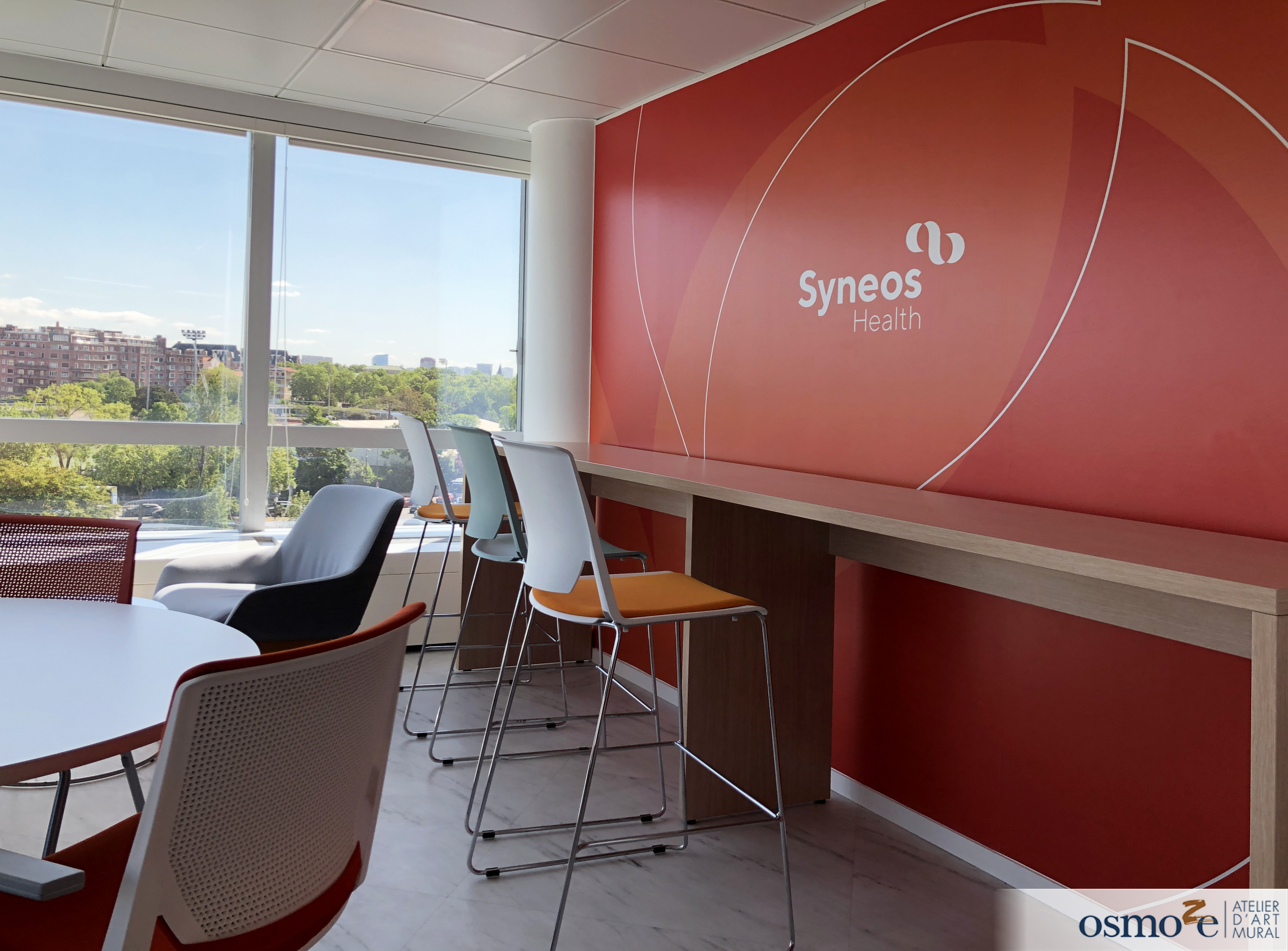 Syneos Health France (Paris 75) : une nouvelle décoration signée Osmoze voit le jour