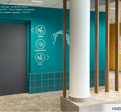 Théâtralisation murale du centre Aquatique Le Chant de l&rsquo;eau – Pévèle (59)