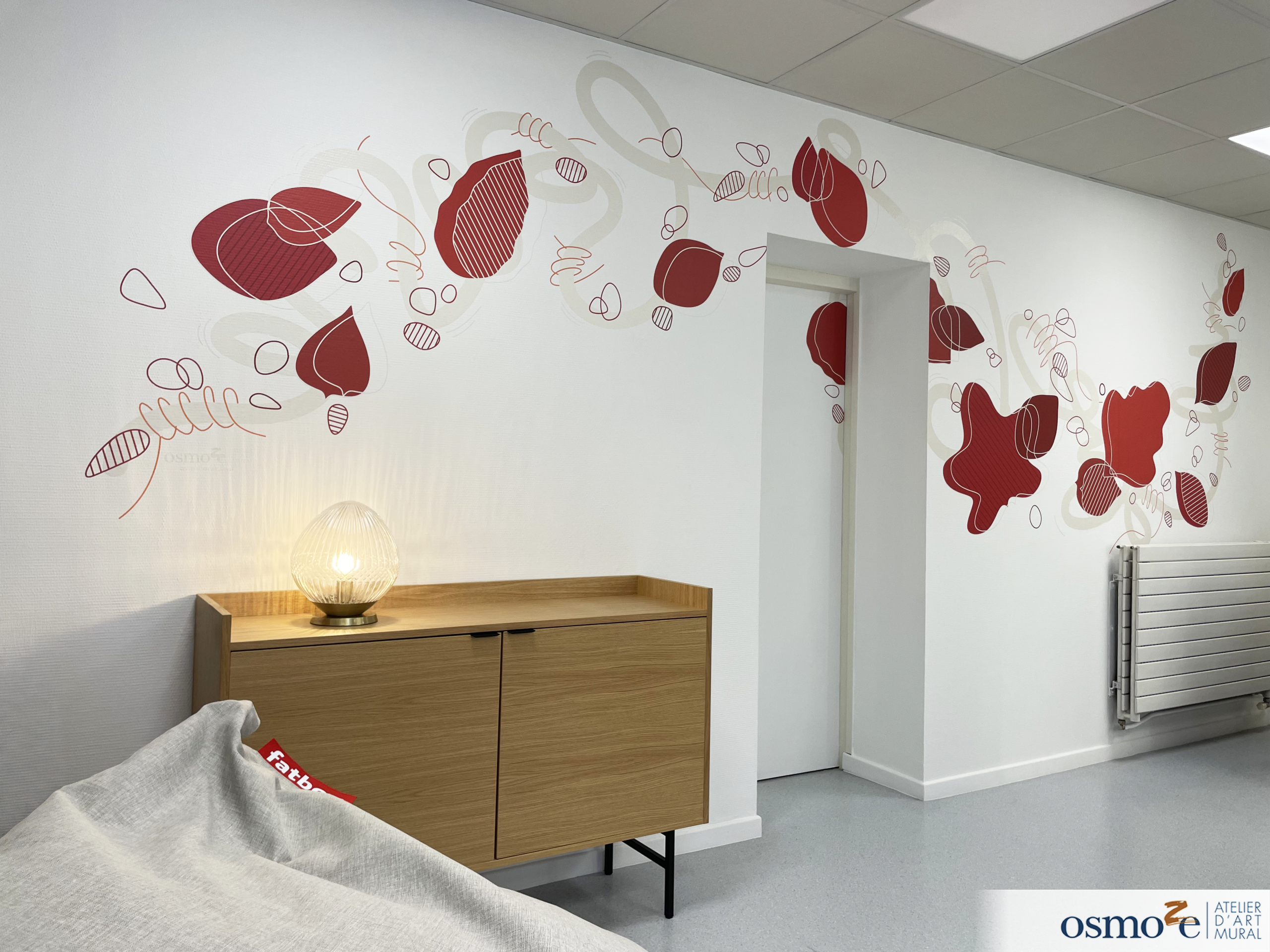 Une salle de repos entièrement redesignée pour le personnel soignant du CH Hauteville (01)