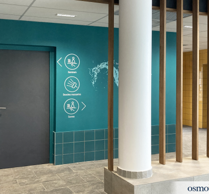 Théâtralisation murale du centre Aquatique Le Chant de l&rsquo;eau – Pévèle (59)